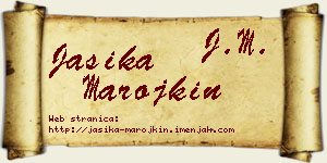 Jasika Marojkin vizit kartica